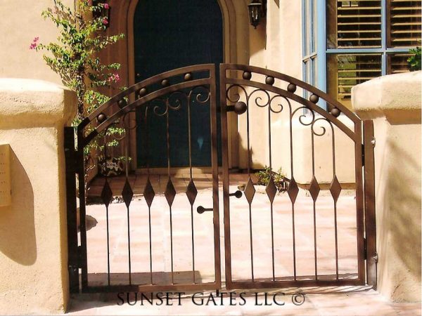 Courtyard Gates | Phoenix Arizona | Sunset Gates